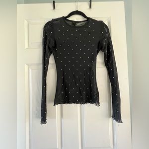 Black long sleeve shirt